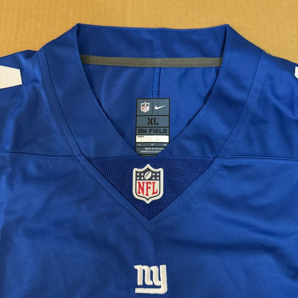 Cam Skattebo New York Giants Nike Royal Team Game Player Jersey Size XL - Picture 4 of 4